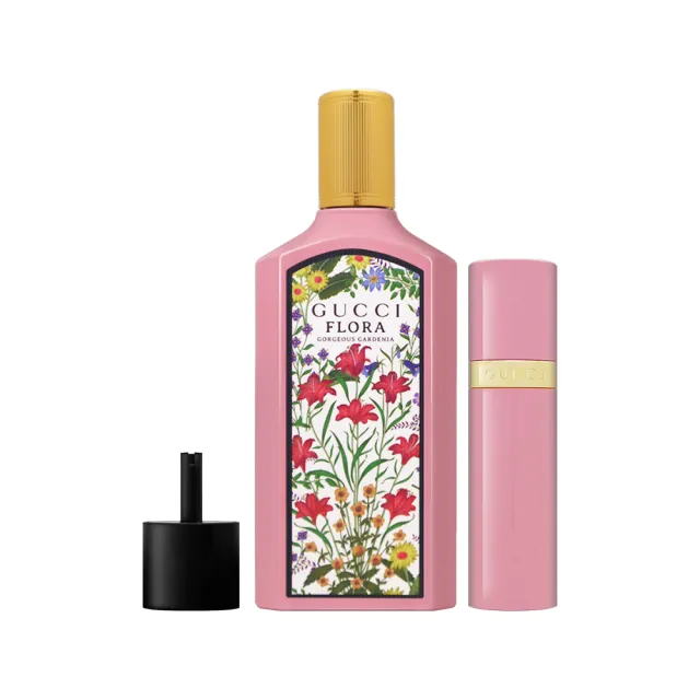 【GUCCI 古馳】幻夢梔子花女性淡香精禮盒 100ml+10ml(國際航空版)