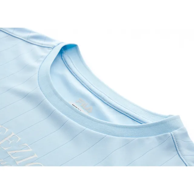 【FILA】女短袖圓領T恤-藍色 5TEA-5005-BU