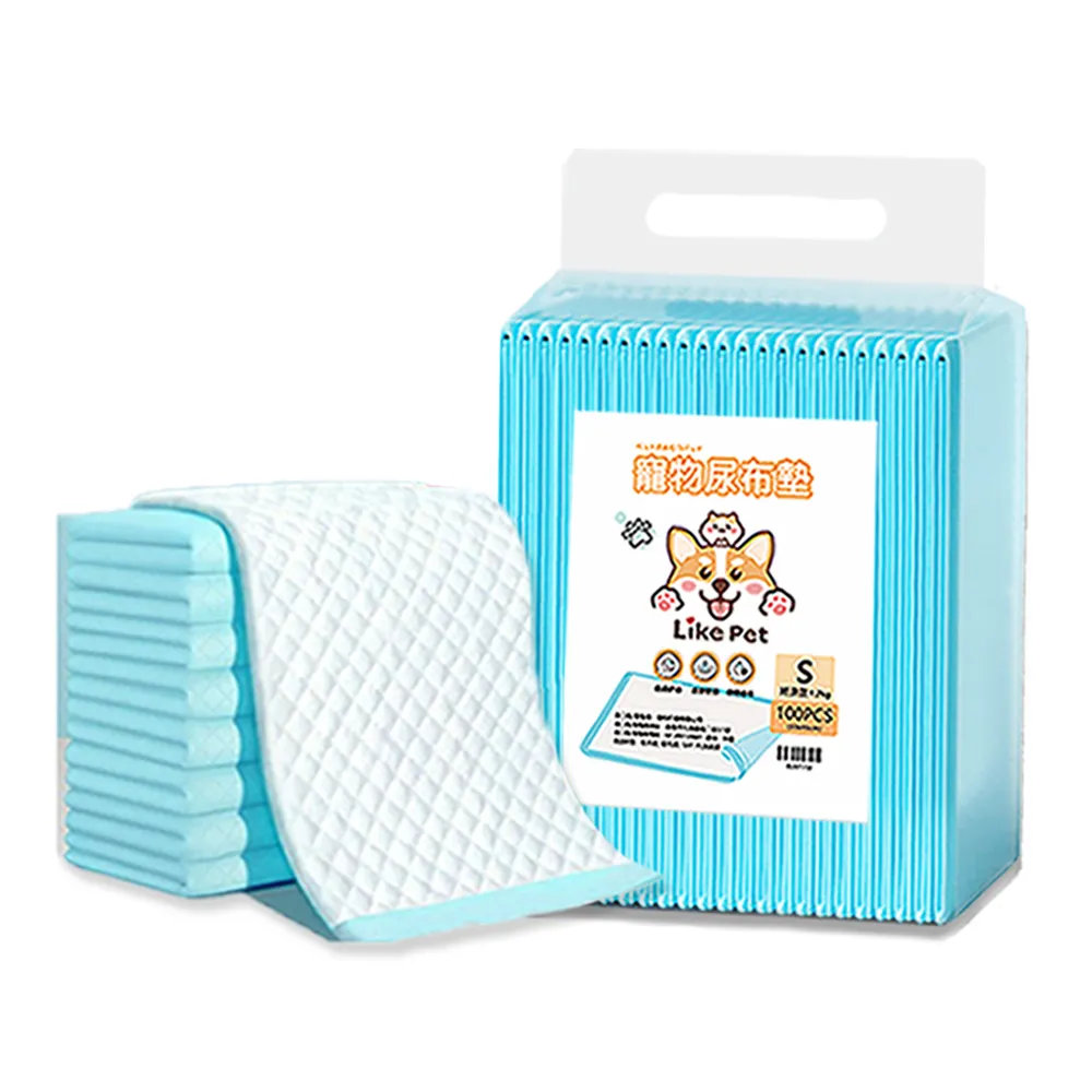【LIKE PET】『10入組』寵物吸水尿布墊 1.2KG(一次性尿墊 狗尿片 免洗尿墊)