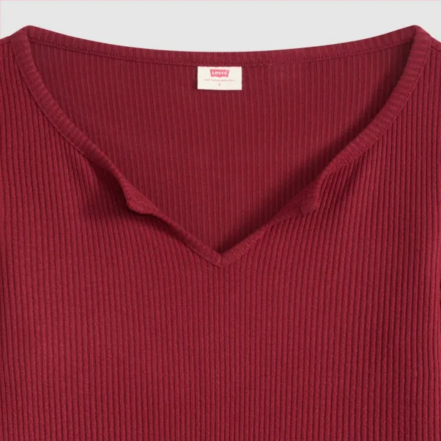 【LEVIS】Sabrina 長袖舒適疊穿上衣 / 微彈性 女生上衣 熱賣單品 0087Y-0001