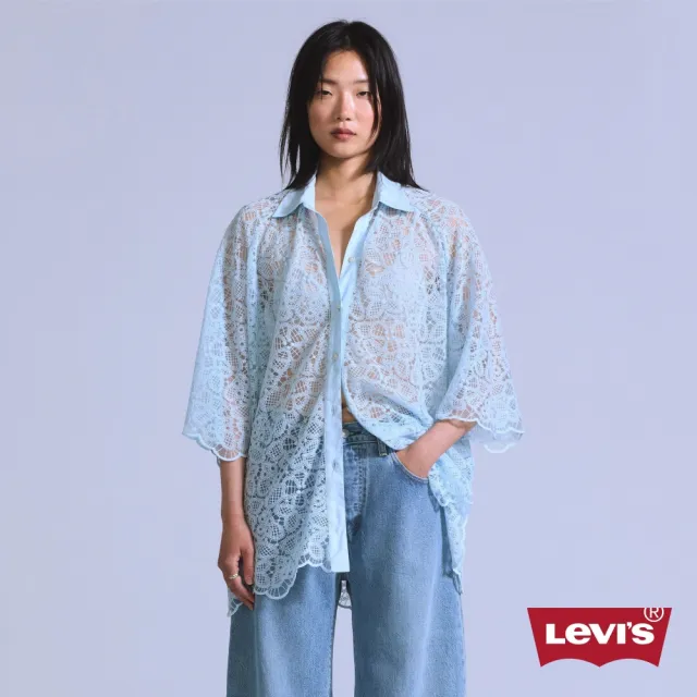【LEVIS】BLUETAB™ 蕾絲編織上衣 女生上衣 人氣新品 006UI-0000