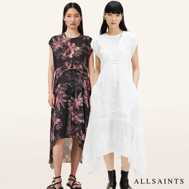 【ALLSAINTS】迷人修身印花洋裝 (多款任選)