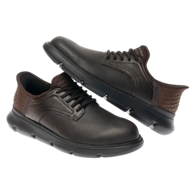 【SKECHERS】男鞋 休閒系列 休閒鞋 瞬穿舒適科技 GARZA(205278WDKBR)