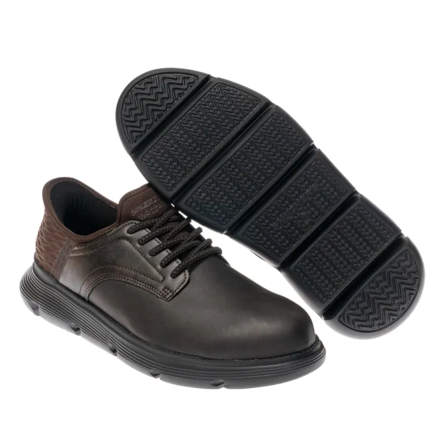 【SKECHERS】男鞋 休閒系列 休閒鞋 瞬穿舒適科技 GARZA(205278WDKBR)