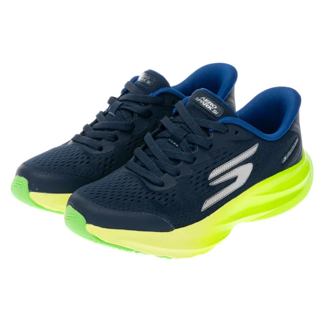 【SKECHERS】男童系列 男童鞋 運動鞋 瞬穿舒適科技 SKX AERO SPARK (404215LNVY)
