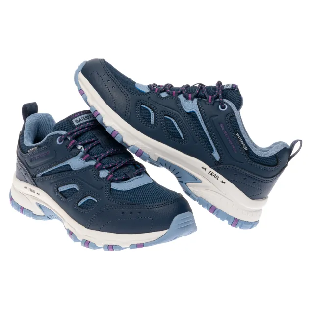 【SKECHERS】女鞋 戶外越野系列 越野鞋 HILLCREST - WATERPROOF(180389NVPR)