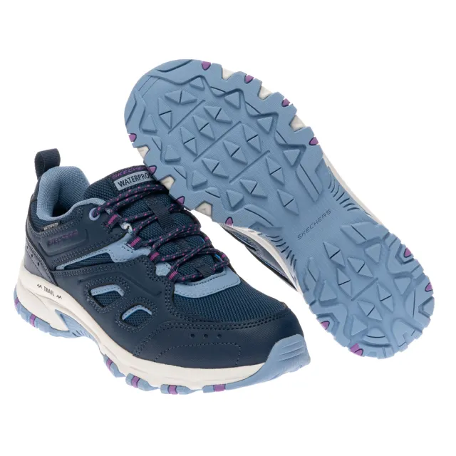 【SKECHERS】女鞋 戶外越野系列 越野鞋 HILLCREST - WATERPROOF(180389NVPR)