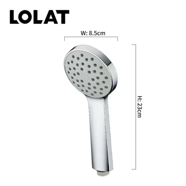 【LOLAT 羅力】單段式低壓大流量蓮蓬頭 HS133CP(不含安裝)