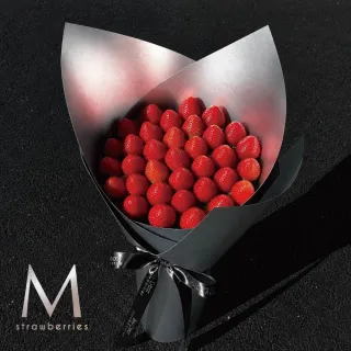 【MyDearStrawberries】高級鏡面草莓花束(水果花束/情人節/告白/生日禮物/超人氣花束/草莓)