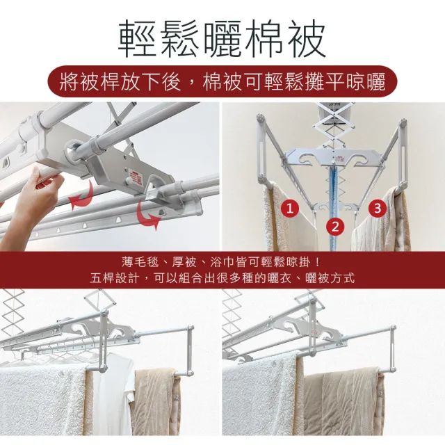 【TEW 台熱牌】TCM-240SS+ 藍芽APP/電動遙控升降曬衣機 曬衣架 頂級豪華款(附基本安裝)