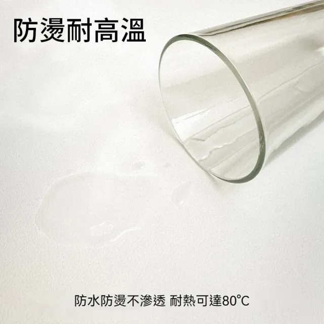 【Cookee】防水防油皮革桌布 60x120cm 現代簡約餐桌墊 長方形免洗桌墊 家用餐桌茶几保護墊 辦公桌保護墊