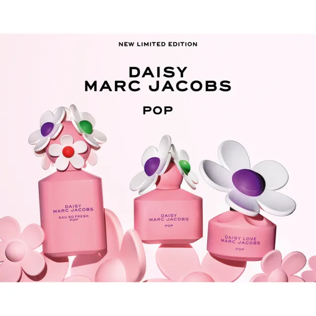 【MARC JACOBS】小雛菊春紛之印限量版女性淡香水50ml(專櫃公司貨-即期品)