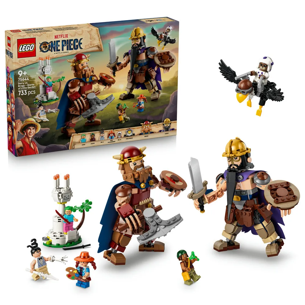 【LEGO 樂高】航海王系列 75644 多利 vs. 布洛基－小花園的巨人(Mr. 3 Miss 星期五 禮物 玩具)