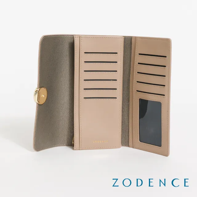 【ZODENCE 佐登司】FOLIA雙面牛皮翻蓋長夾-多色(皮夾/女夾)