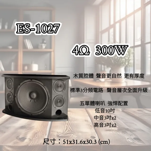 【Eagle】0吋廂房喇叭 ES-1027