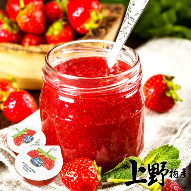 【上野物產】6包 共60個 冷凍 草莓果醬 140g/10個/包 (年菜)