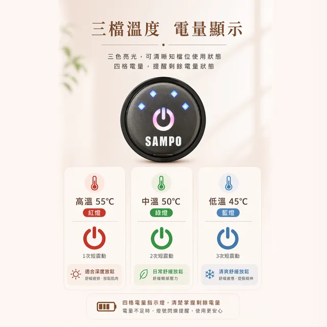 【SAMPO 聲寶】智能無線絲柔熱敷眼罩/遮光眼罩/蒸氣眼罩(HQ-Z24Y6L)