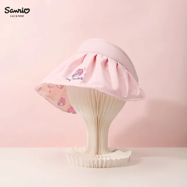 【SANRIO 三麗鷗】父親節送禮精選 正版授權夏季防曬透氣涼爽成人貝殼帽遮陽帽凱蒂貓帕恰狗美樂蒂酷洛米