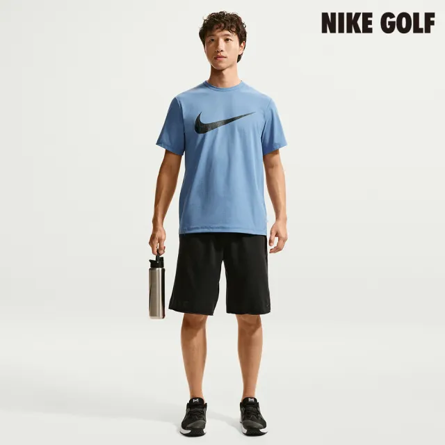 【NIKE GOLF】Nike Hyverse 男款 Dri-FIT UV 防護訓練 T 恤 藍色(IV4813-459)