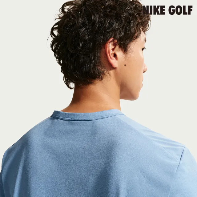 【NIKE GOLF】Nike Hyverse 男款 Dri-FIT UV 防護訓練 T 恤 藍色(IV4813-459)