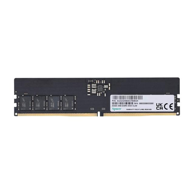 2入組【Apacer 宇瞻】DDR5 5600 16GB 桌上型記憶體(PC RAM DDR5 16Gx2 _32G)