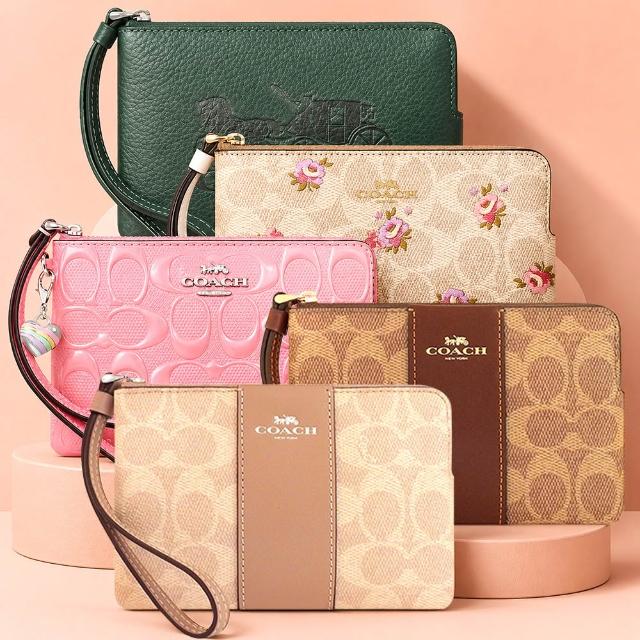【COACH】大C PVC/皮革手拿包(多款)