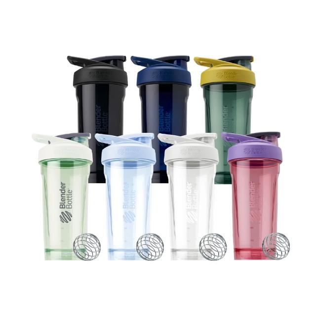 【Blender Bottle】〈Strada Tritan〉按壓式防漏搖搖杯828ml SGS認證(BlenderBottle/運動水壺/搖搖杯)