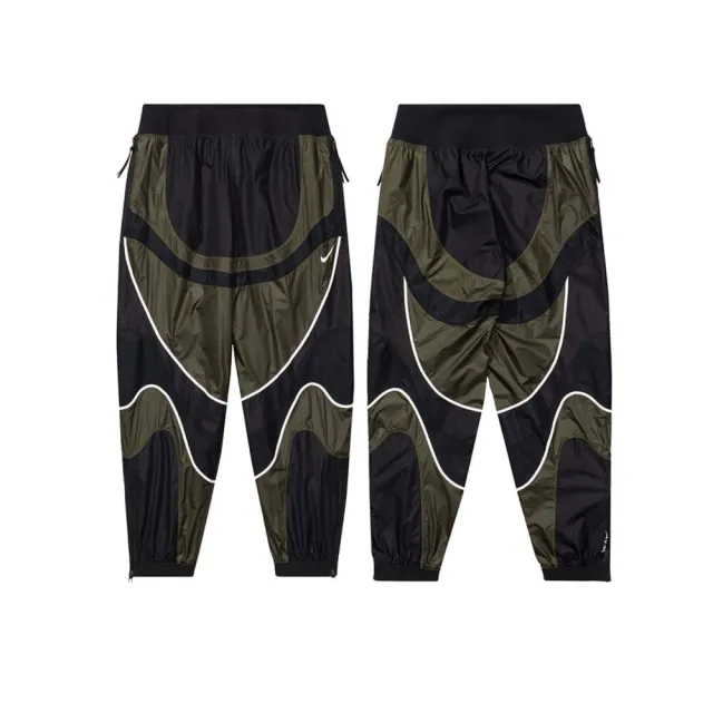 【NIKE 耐吉】W ISPA Utility Pants 機能工裝長褲 綠黑拼接 DB7581-045