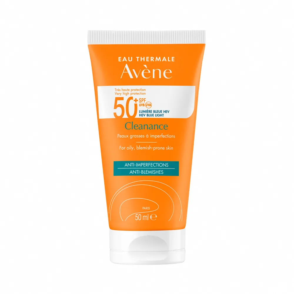 【Avene 雅漾】官方直營 超能輕感/控油防曬液SPF50+50ml(海洋友善)