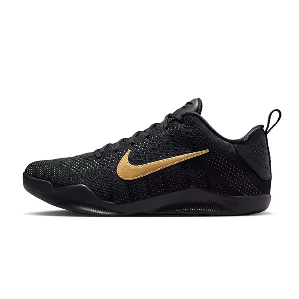 【NIKE 耐吉】籃球鞋 Nike Kobe 11 Elite Protro Fade To Black 黑色 金勾 男款 IM4260-001