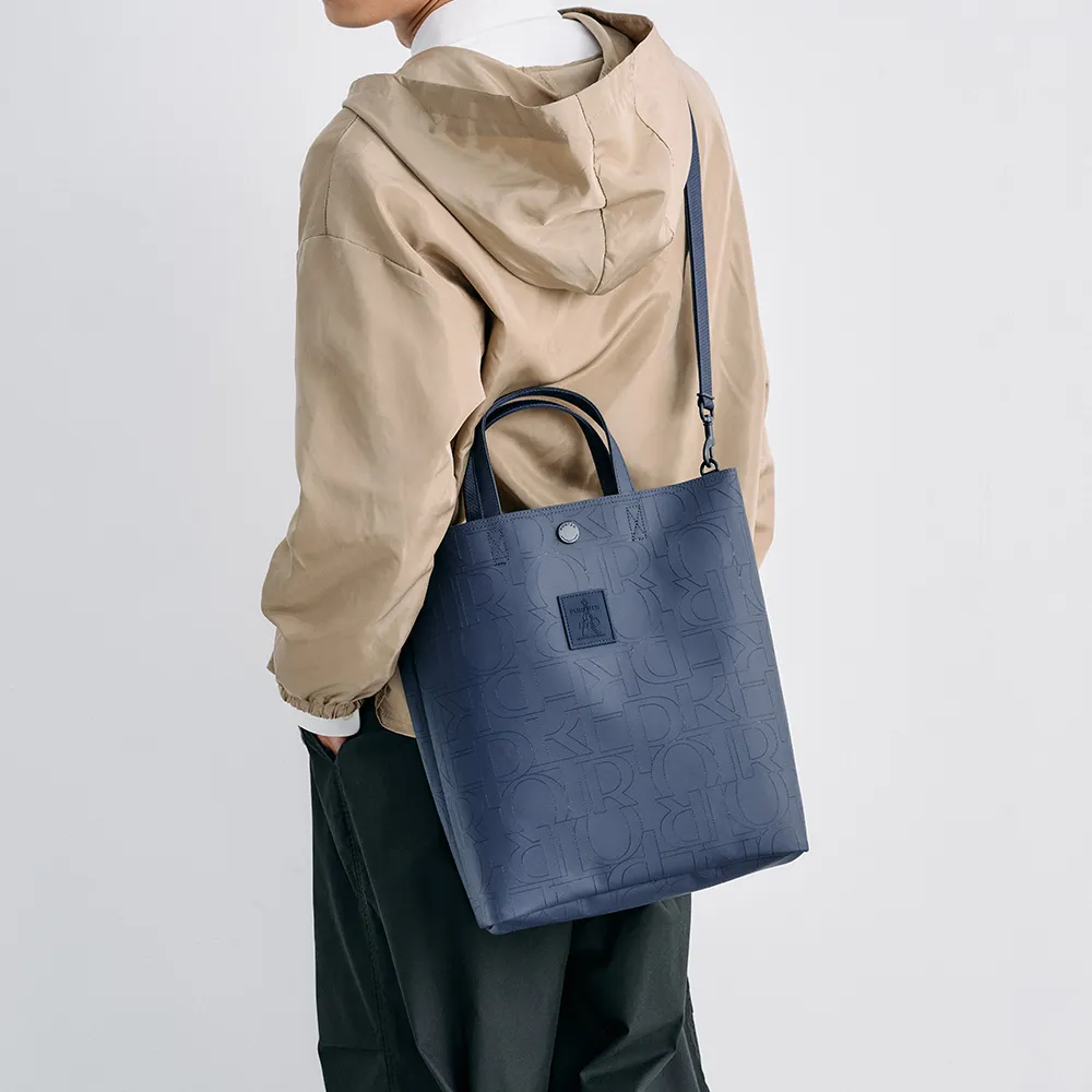 【PORTER INTERNATIONAL】雷雕新韻RENEW托特包L(深藍)