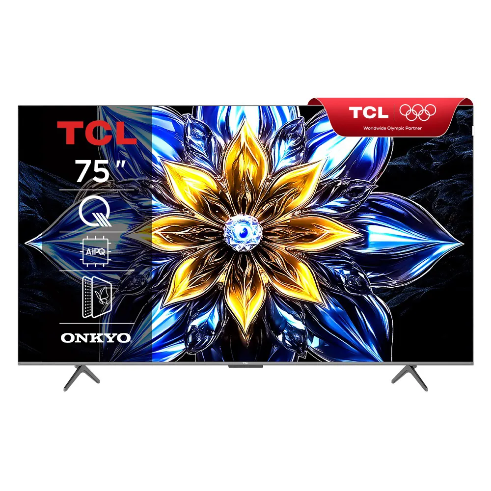 【TCL】家電快配★75型 4K QLED 原生144Hz Google TV 量子智慧連網液晶顯示器-基本安裝(75T8C)