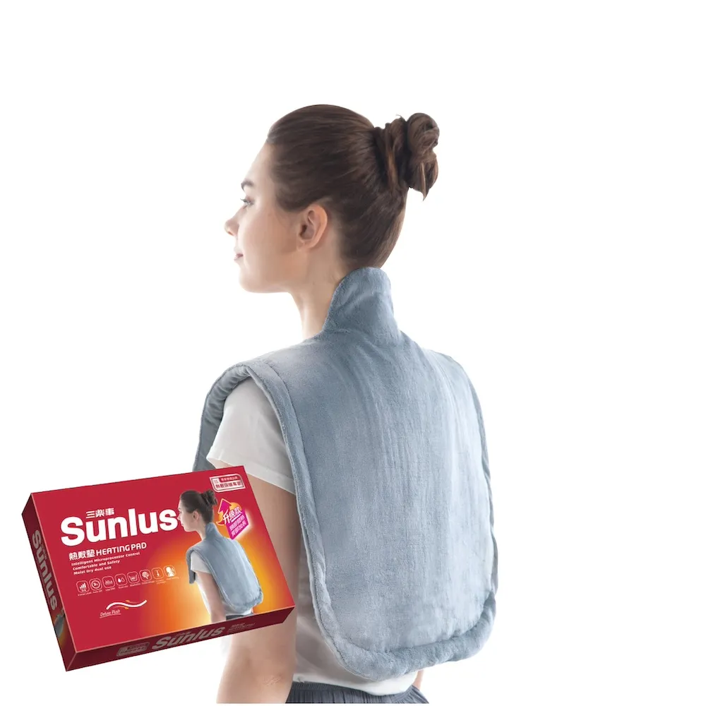 【Sunlus 三樂事】頸肩雙用柔毛熱敷墊SP1305(升級款)