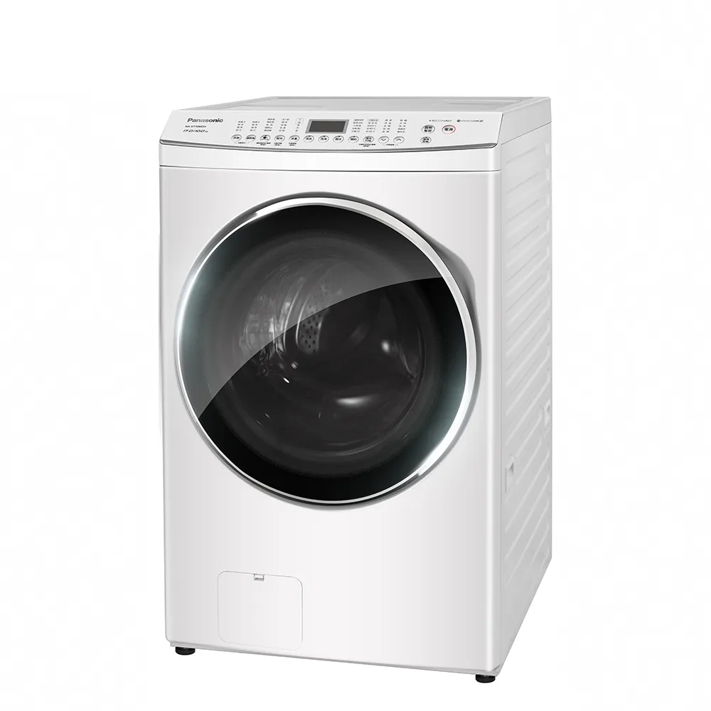【Panasonic 國際牌】家電快配★17公斤IOT智慧聯網洗脫烘滾筒洗衣機-晶鑽白(NA-V170MDH-W)