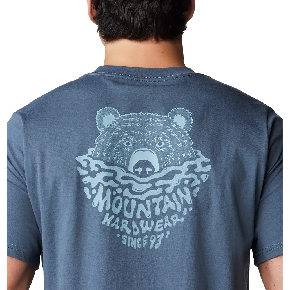 【Mountain Hardwear】MHW Bear™ Short Sleeve 熊熊圓領短袖上衣 男款 滿月藍 #2079841