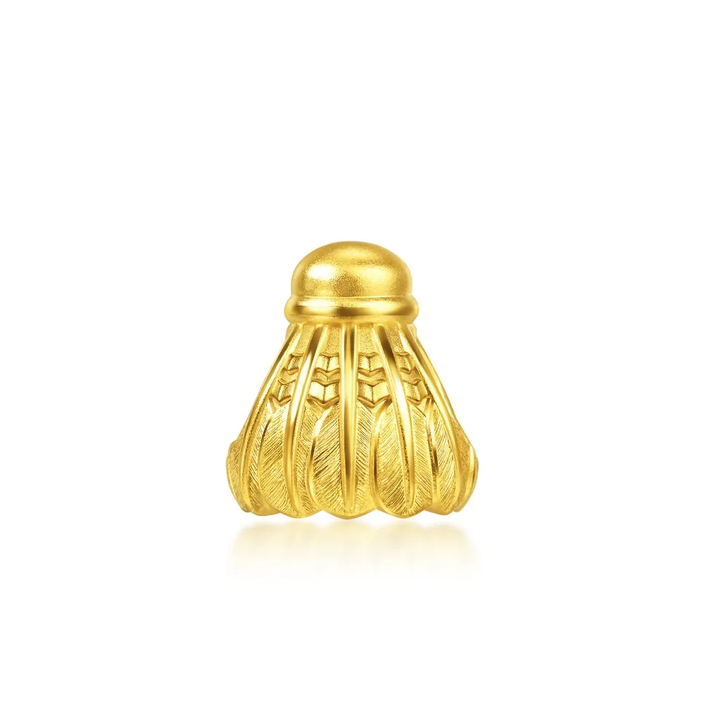 【點睛品】Charme Mini 經典羽球 黃金串珠(7月新品)