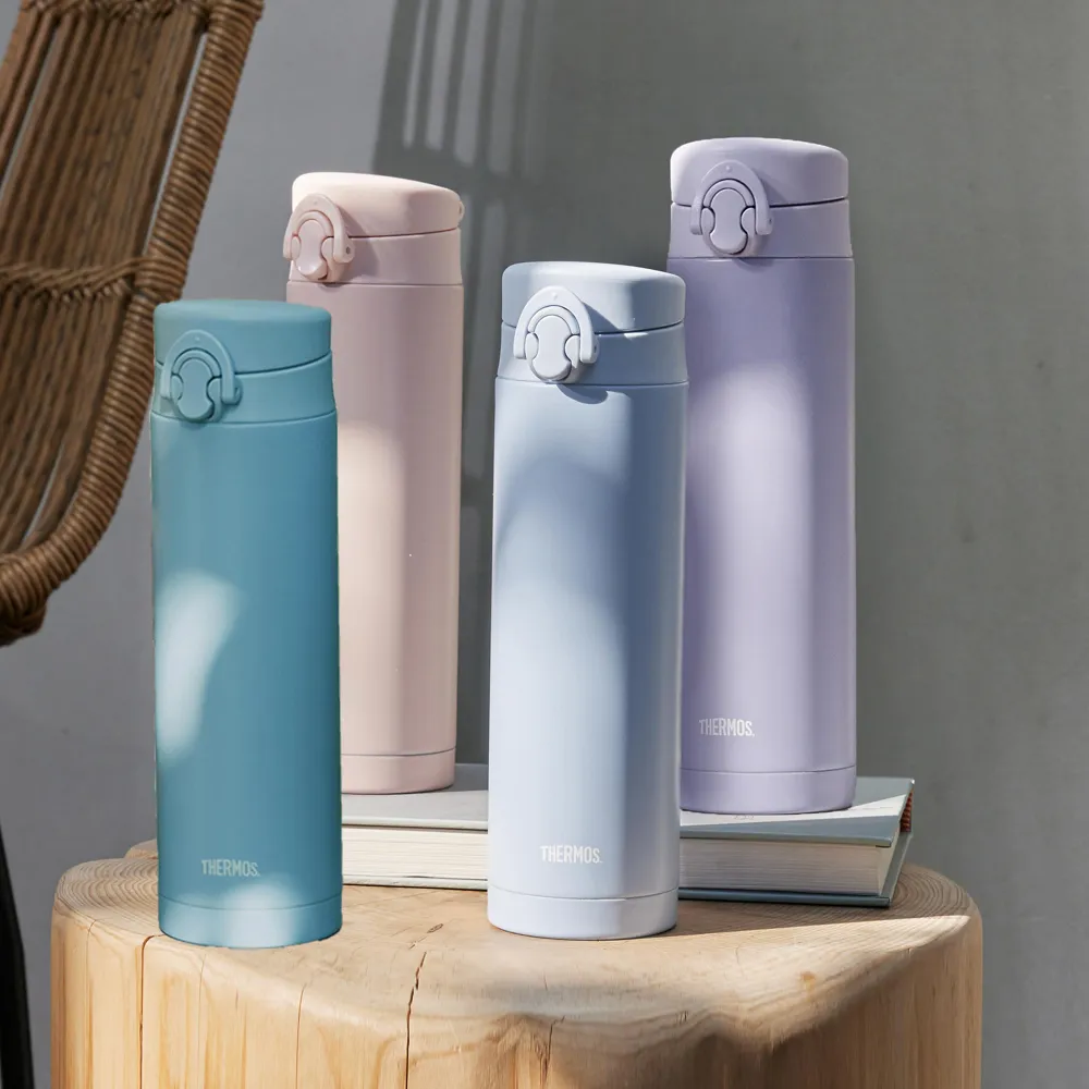 【THERMOS 膳魔師】不鏽鋼彈蓋真空保溫瓶保溫杯500ml(JNF-502)