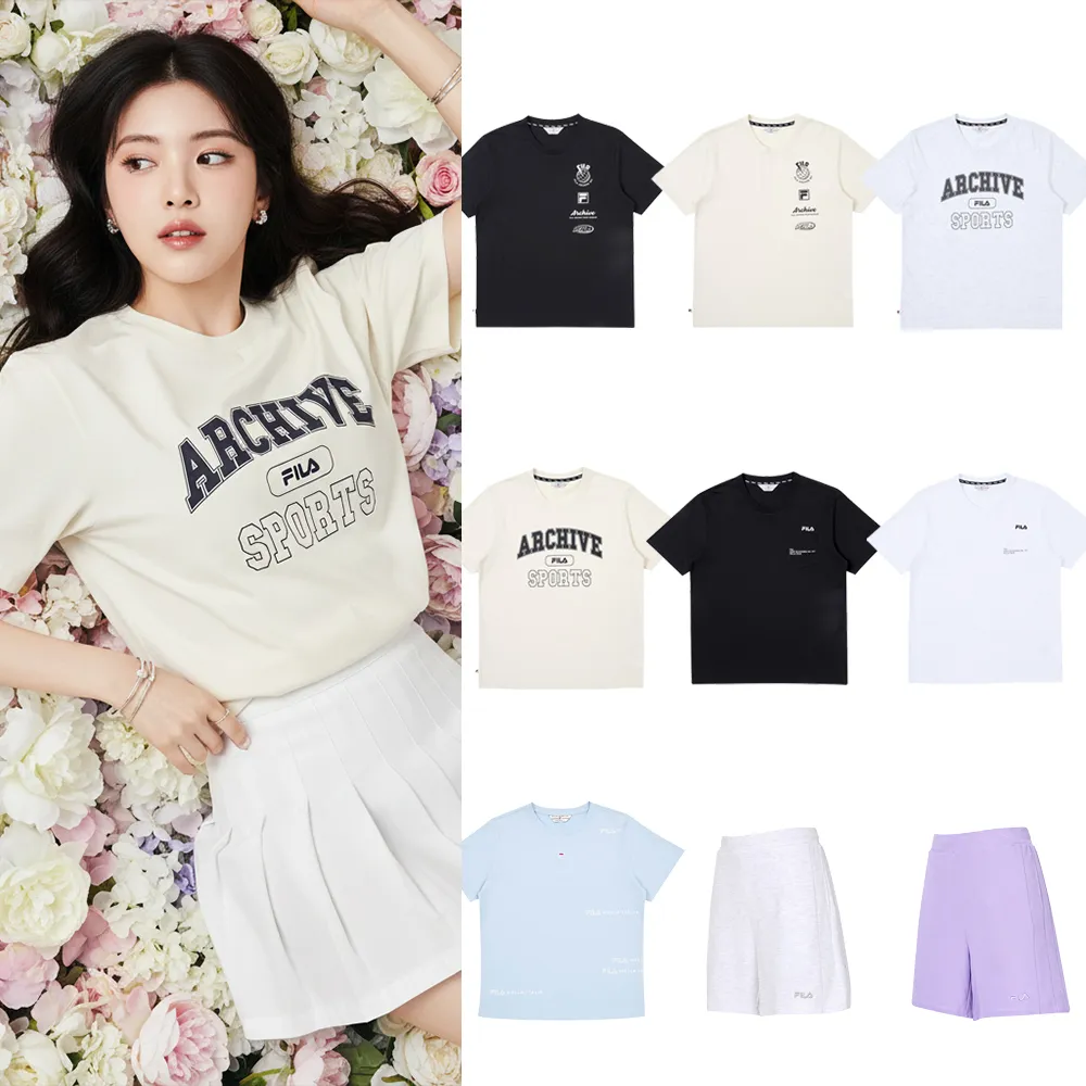 【FILA】中性運動服/運動短TEE/短袖上衣/吸排衫(任選)