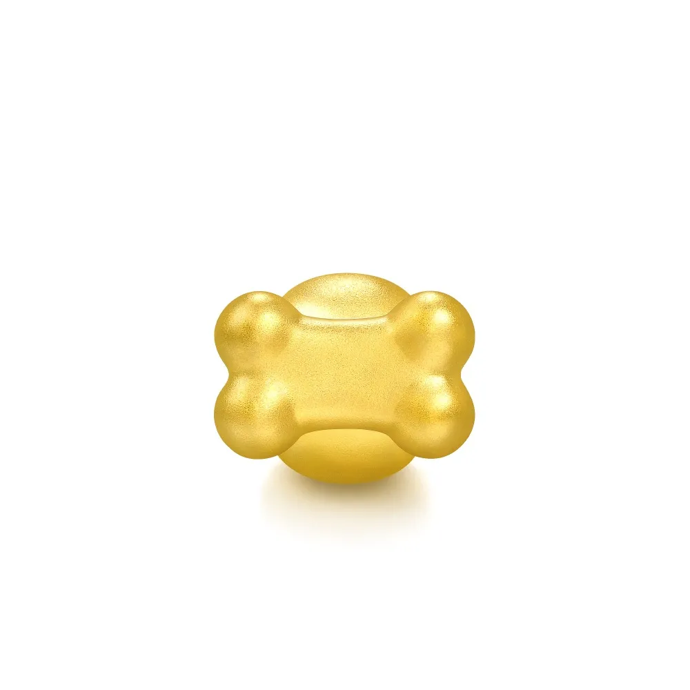 【點睛品】Charme Mini 狗狗骨頭 黃金串珠