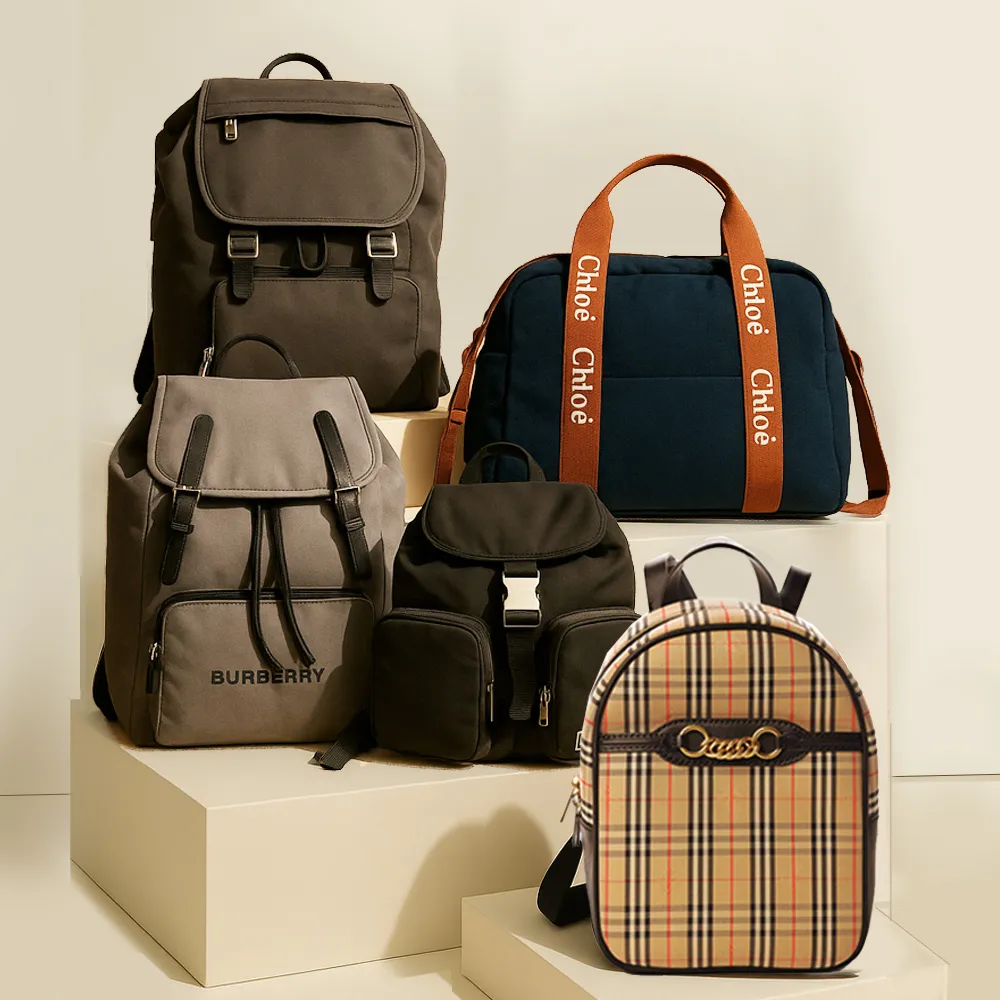 【BURBERRY 巴寶莉 x Chloe’蔻依】後背包/兩用媽媽包(多款)