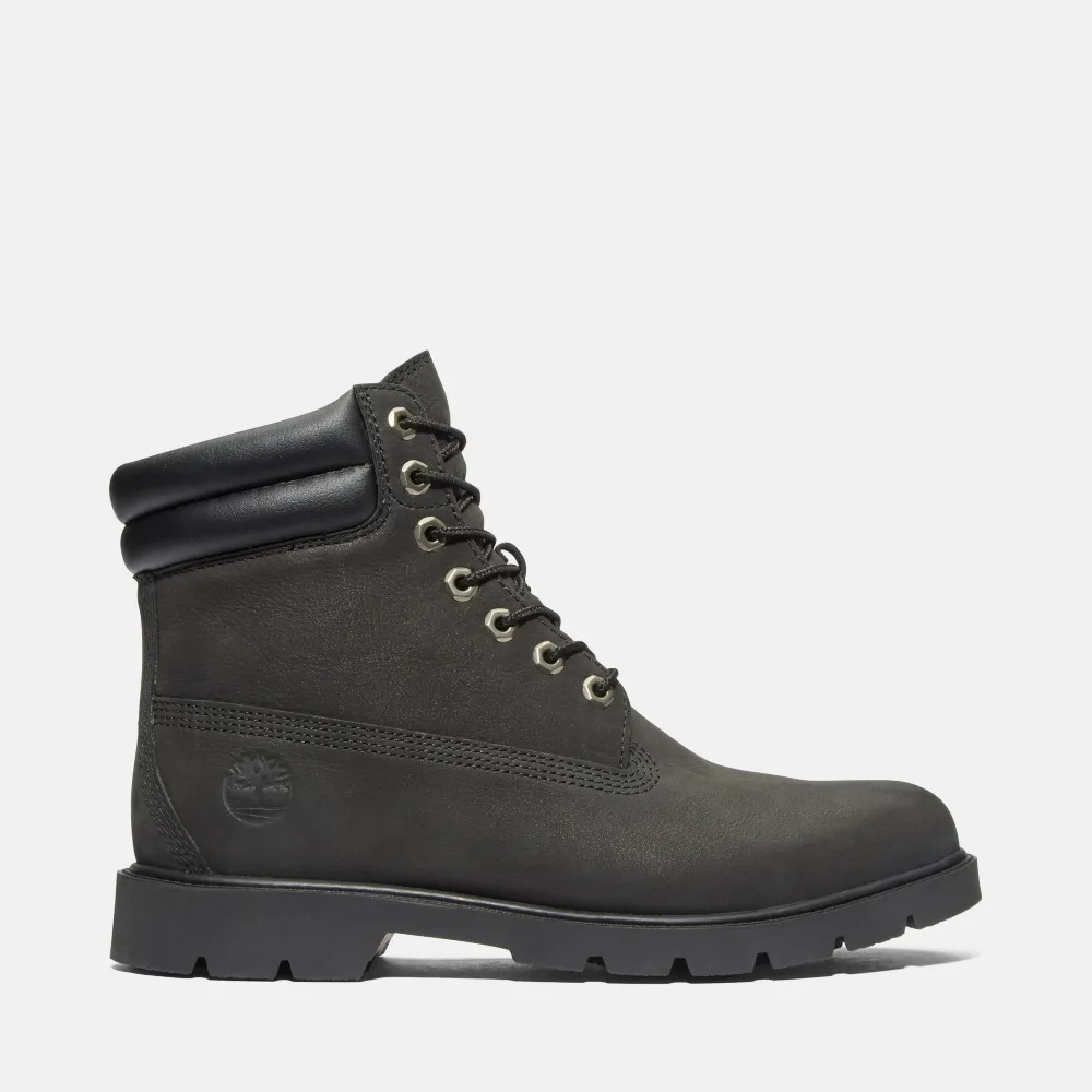 【Timberland】男款黑色休閒六吋靴(A27X6015)