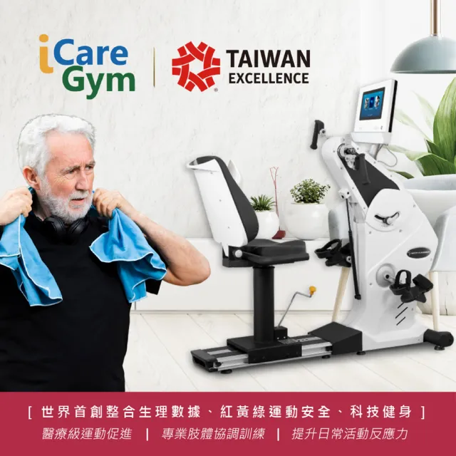 【i-Care】尊爵型全身肢體協調多功能賦能訓練(醫療級運動促進;銀髮智能安全健身;居家復健;反應力恢復)