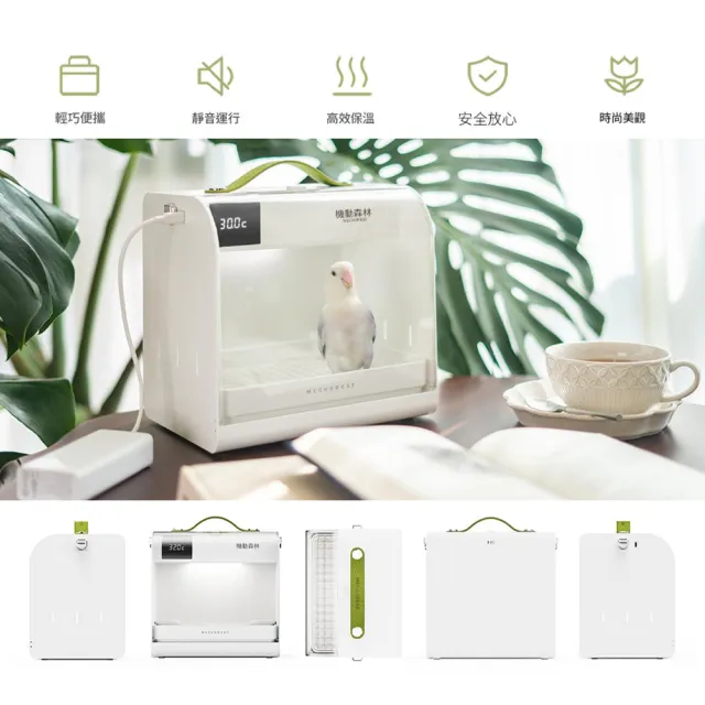【IPSKY】便攜式寵物恆溫箱 鸚鵡保溫箱 雛鳥保暖箱 30W 主動換氣 高效保溫 虎皮牡丹 幼鳥育雛箱