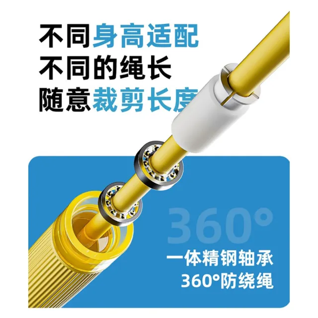 【YIGNW】兒童分段式競速跳繩 考試專用跳繩 幼兒跳繩 訓練跳繩 可調長度學生跳繩 國小專用跳繩 軸承跳繩
