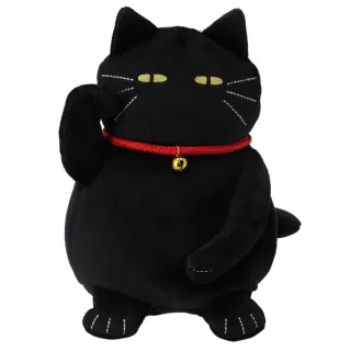 【NITORI 宜得利家居】(DECO HOME商品)造型擺飾 手機架 招財黑貓 BK(DH)