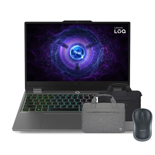 【Lenovo】筆電包/滑鼠組★15.6吋i5 RTX4050電競筆電(LOQ/83DV01J3TW/i5-13450HX/16G(可擴充)/512G/RTX4050