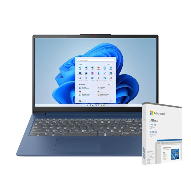 【Lenovo】Office 2024組★15.6吋i3輕薄筆電(IdeaPad Slim 3/i3-1315U/8G/512G/W11)