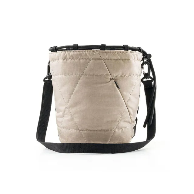 【The North Face】TNF 休閒 運動 耐磨抽繩束口斜背包 DOME SHOULDER BAG - AP 男 女 棕 (NF0A8K8DN7J)