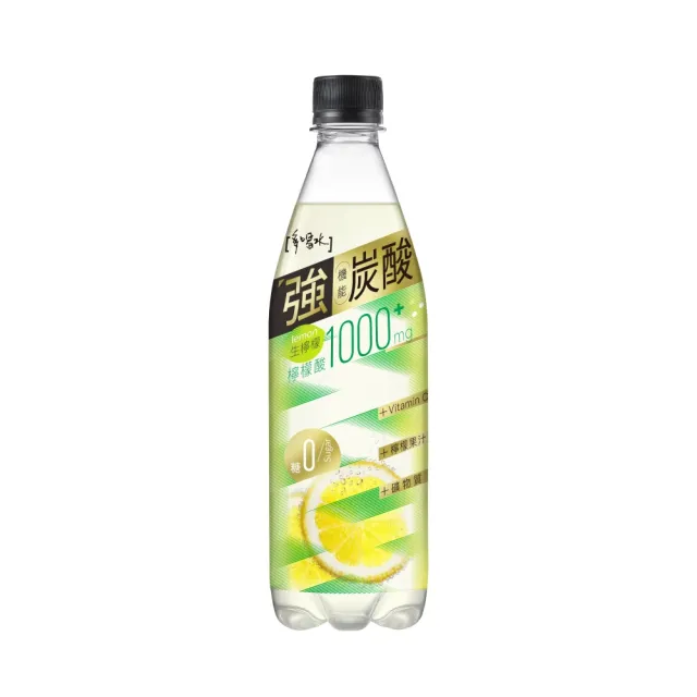 【味丹】多喝水 MAX機能強炭酸(生檸風味/原味礦物質) 560mlX24入/箱