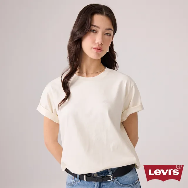 【LEVIS】印花寬鬆T恤 / 白 女生上衣 熱賣單品 008QQ-0000